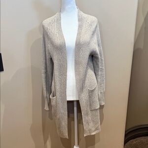 Light Beige Knit Cardigan